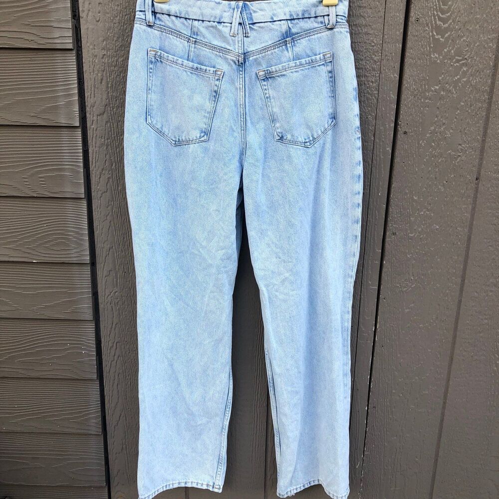 good american jeans women’s size 6/28 ripped knees light wash - Picture 2 of 3
